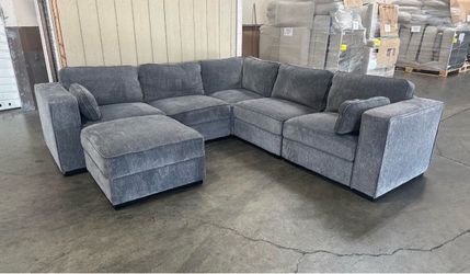 COSTCO SECTIONAL + OTTOMAN