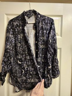 Plus Size Bottom Up Shirts $6