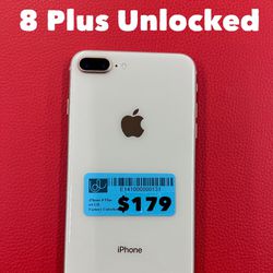 Unlocked Clean Like iphone 8 plus  , With Accessories & Warranty @ 12811 N Nebraska Ave, Tampa, 33612