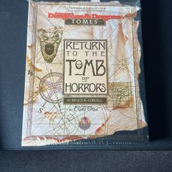 Dungeons & Dragons Return To The Tomb Of Horrors Adventure
