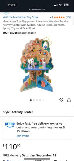 Manhattan Toy Playground Adventure Wooden Activity Center