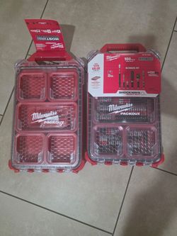 Milwaukee packouts and shockwave bits