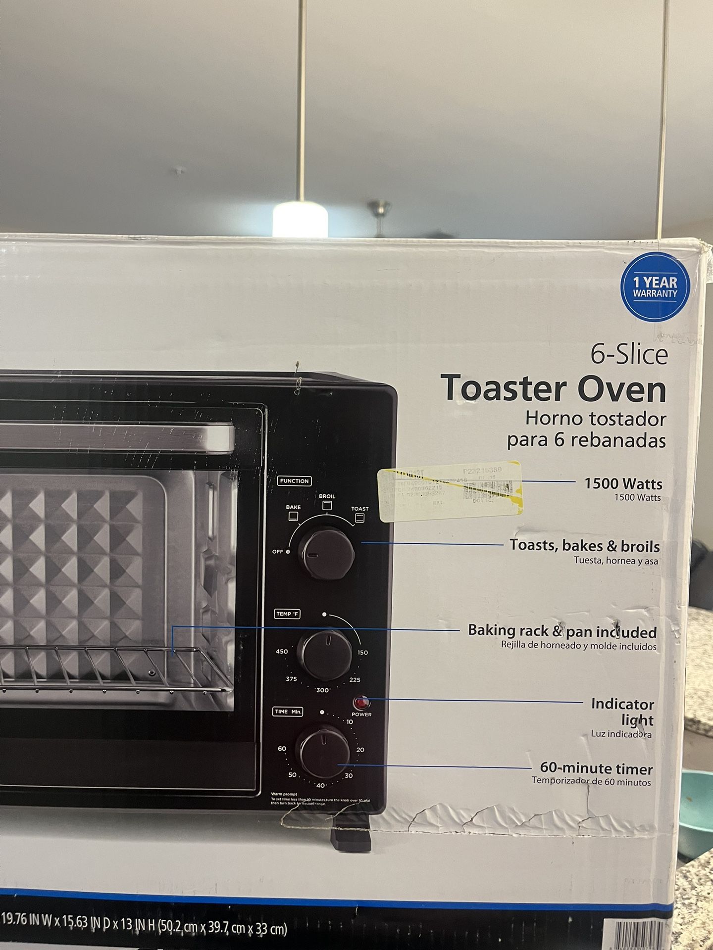 6-Slice Toaster Oven
