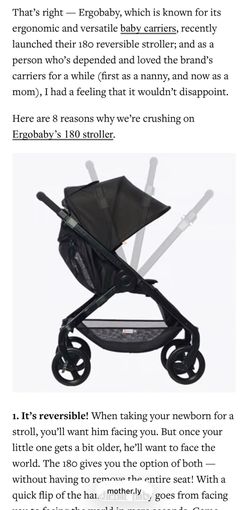 Ergobaby 180 stroller