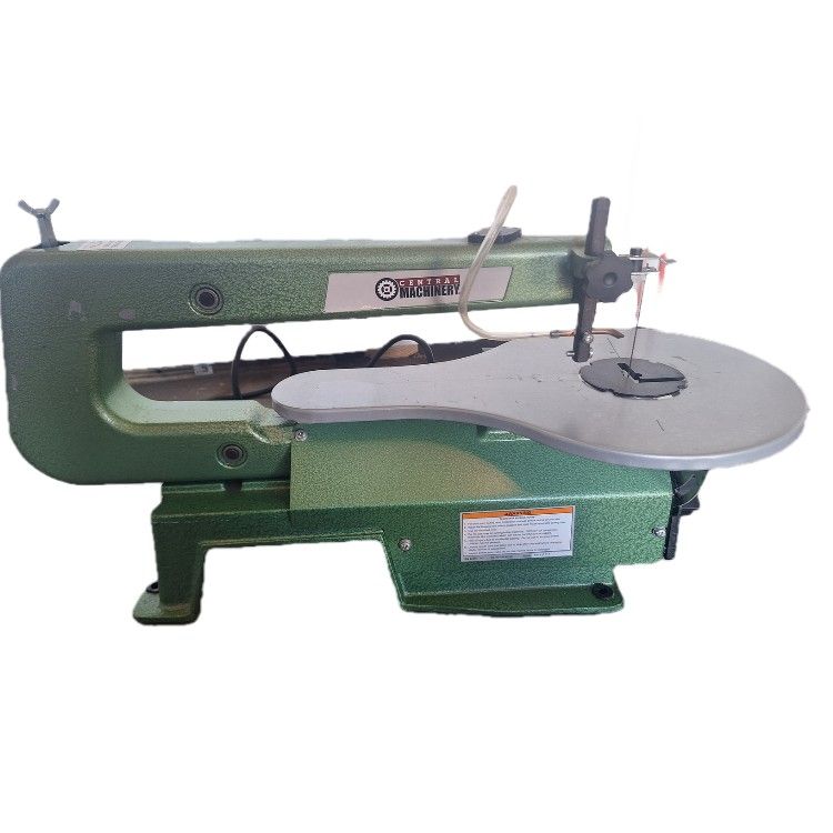 Central Machinery 16" Variable Speed Scroll Saw – Heavy Duty Cast Iron Base