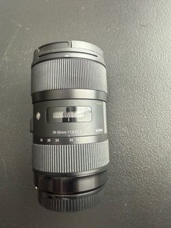 Sigma 18-35mm f1.8mm EF Mount Lens