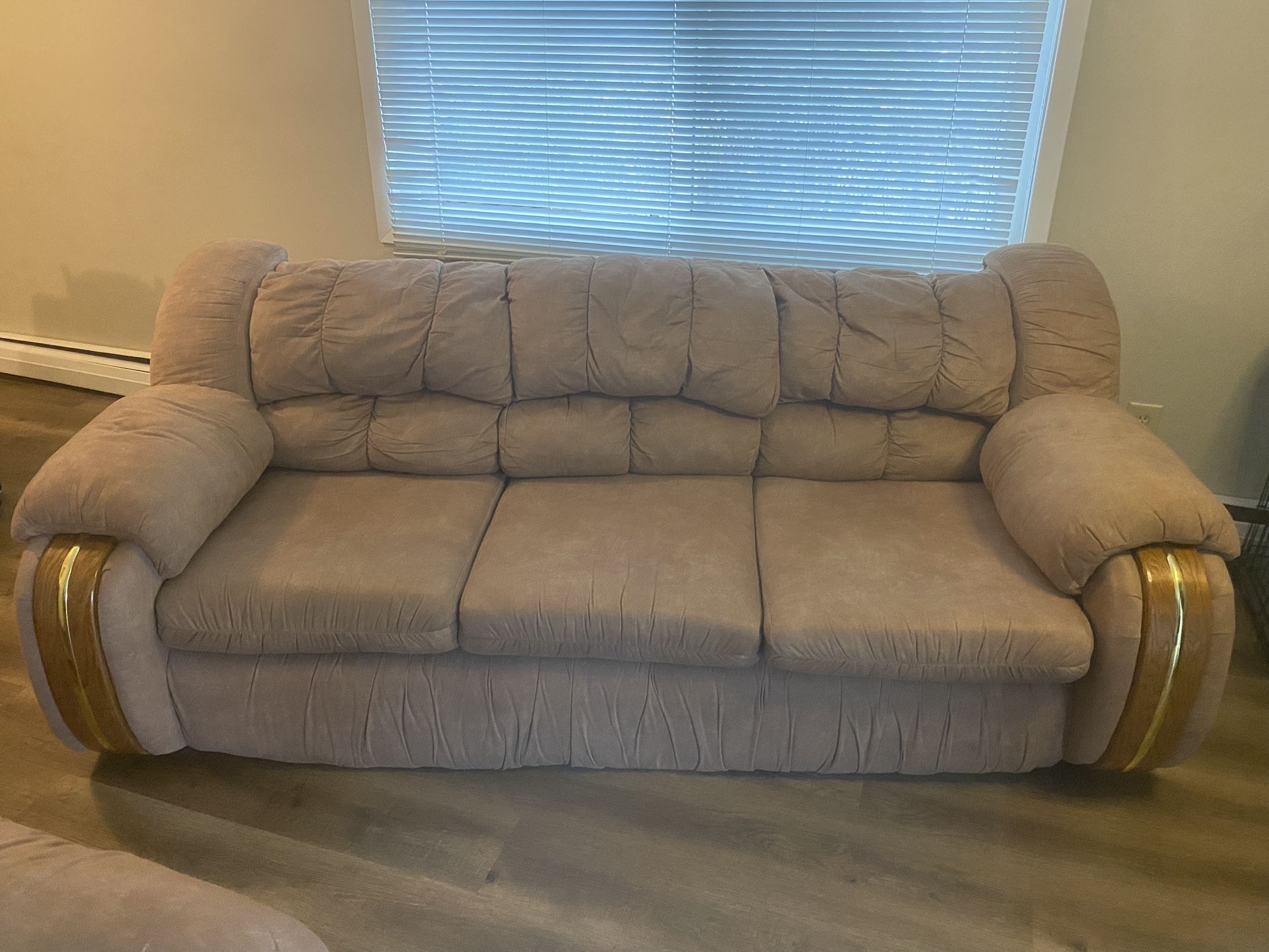 Suede Couch