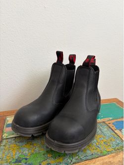 Redback Steel Toe Slip On Boots