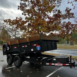 2022 Interstate 7x14 Dump Trailer 14k GVWR