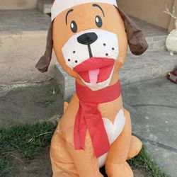 Christmas Dog Inflatable 