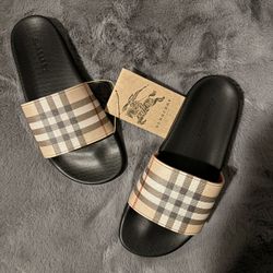 Burberry slides