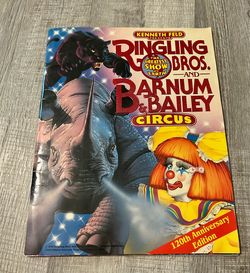 vintage 1990 Ringling Bros. and Barnum & Bailey Circus 120th Anniversary Edition souvenir program
