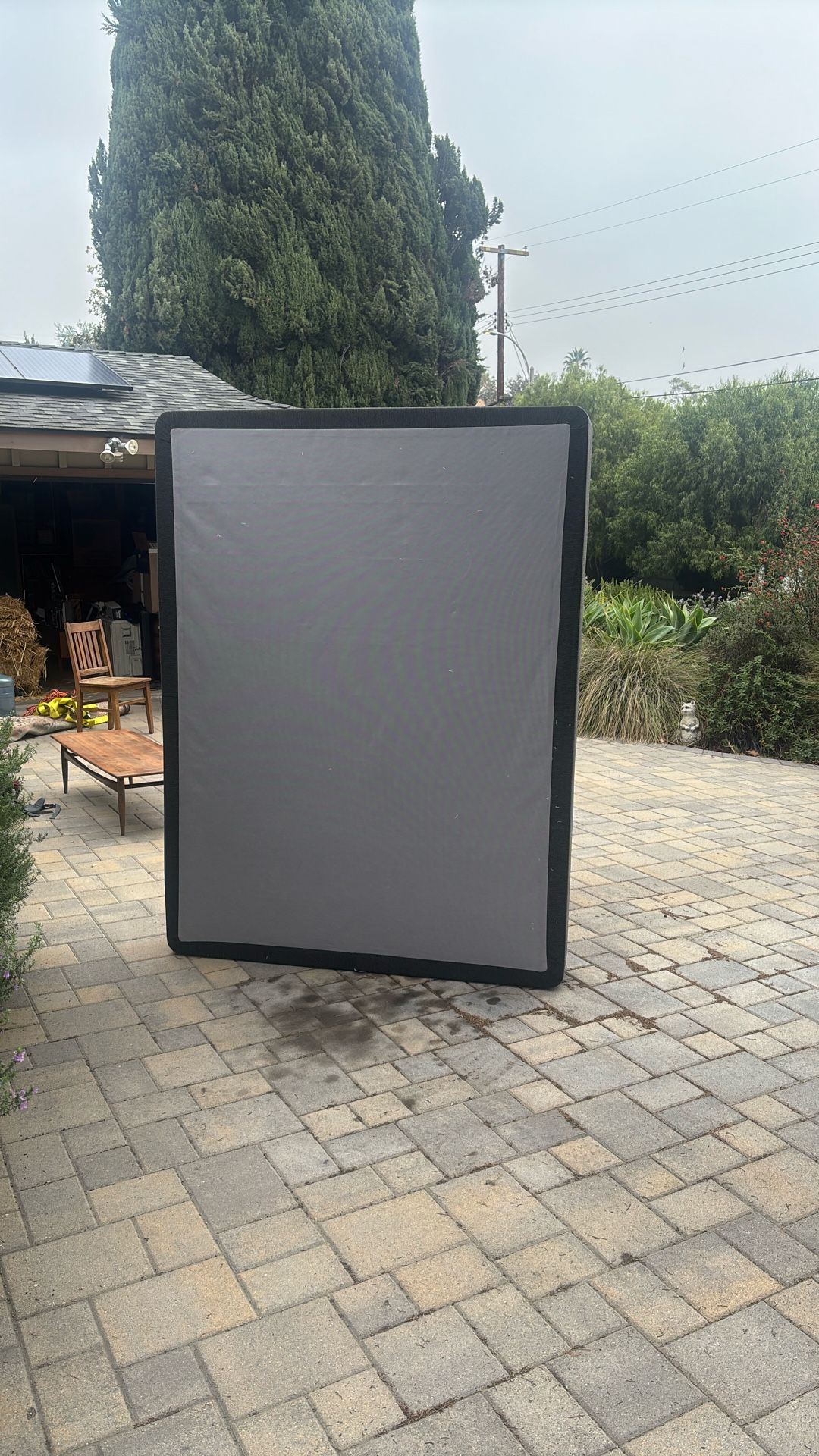 Free Box Spring And Metal bed frame 