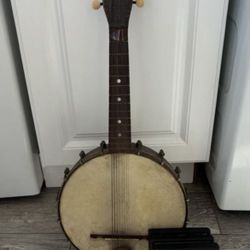 Vintage Mandolin With Three Boxes Of Strings that
