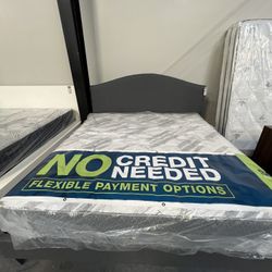 Gray King Sized Bed Frame 