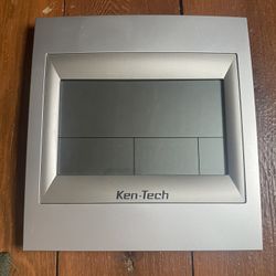 Kentech Gray Digital Alarm Clock New 