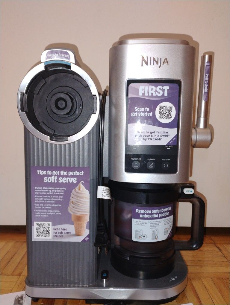 Ninja CREAMi Swirl 13-in-1 Soft Serve Ice Cream Machine