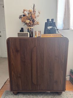 MCM Style wood cabinet
