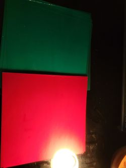 Lighting gel sheets