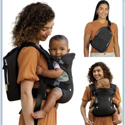 Baby Carrier And Attachable Diaper Bag Set 
