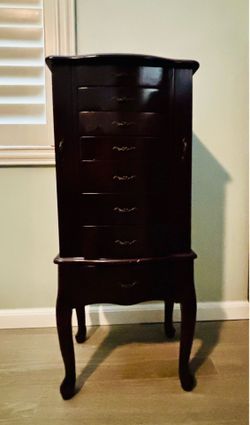 Standing Jewelry Armoire
