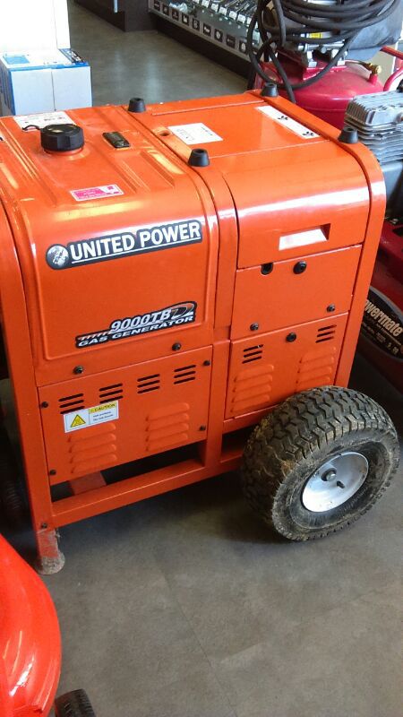 United Power 9000tb gas generator
