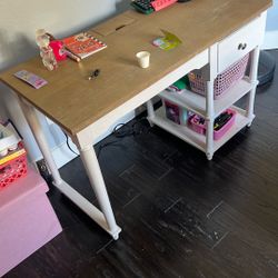 Desk With Power Outlet