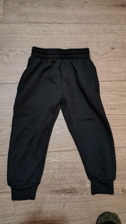Kids Black Fleece Jogger Sweatpants
