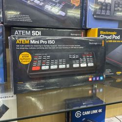 Blackmagic Design ATEM Mini Pro ISO HDMI Live Stream Switcher