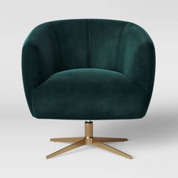 ✨ STUNNING Morpho Swivel Velvet Arm Chair – Retails for $500 | ONLY $125 ✨