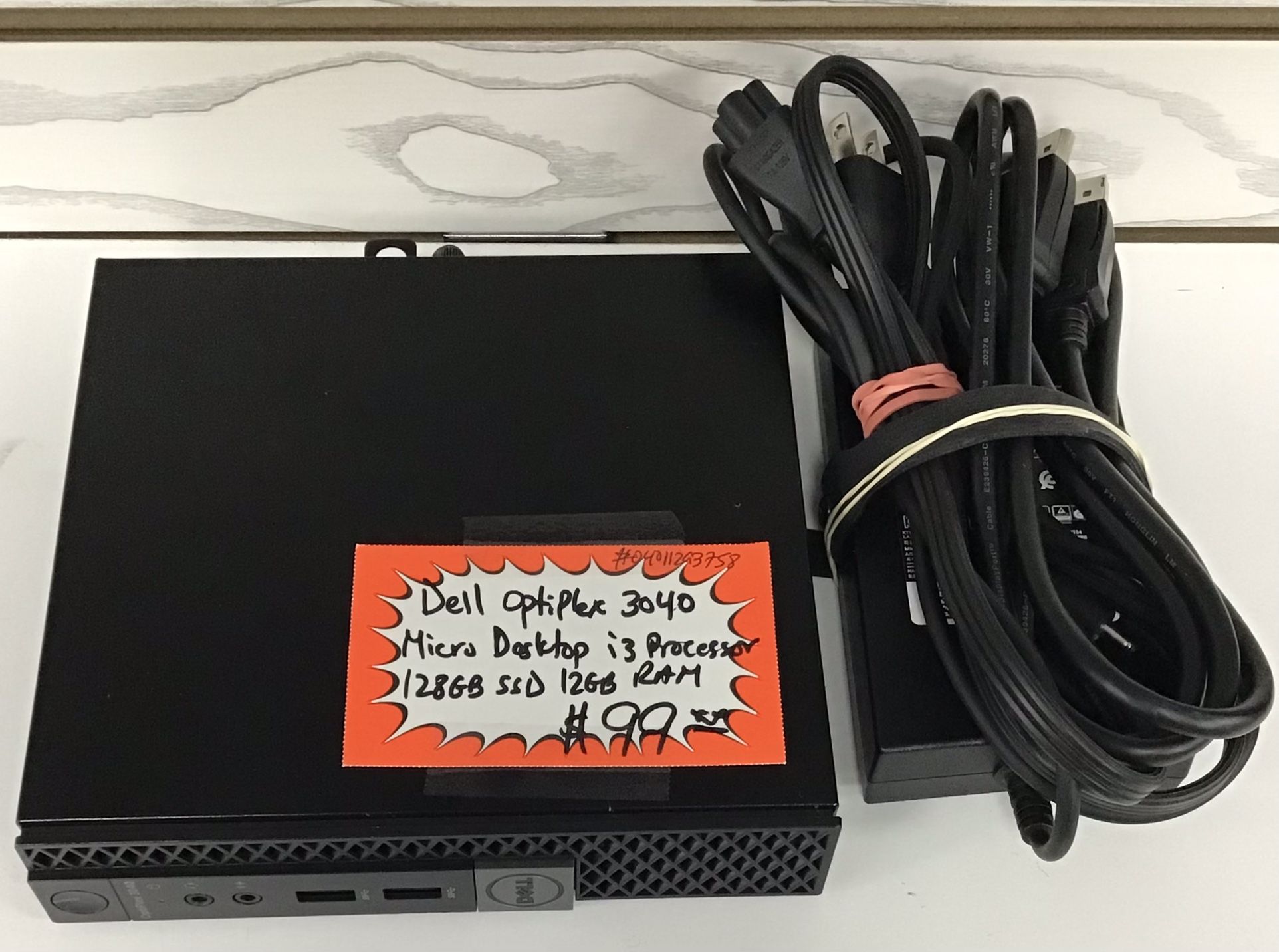 Dell OptiPlex 3040 Micro Desktop i3 Processor 128GB SSD 12GB RAM 