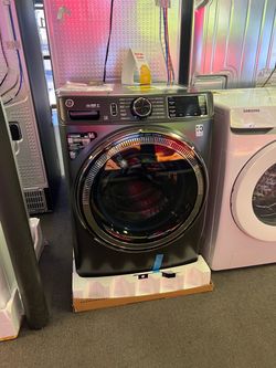 GE BLACK FRONT LOAD WASHER