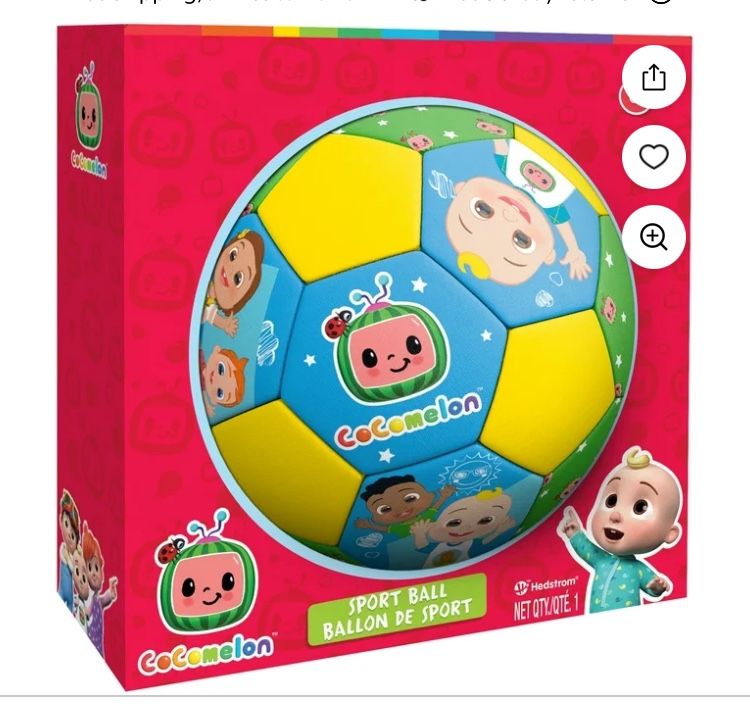 Cocomelon Ball 7”. Pelota Cocomelon