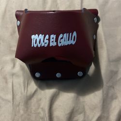 4.5 In Brown Leather Mini Hammer Holder 