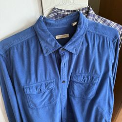 Casual Men’s Large Burberry Button-Down Shirt