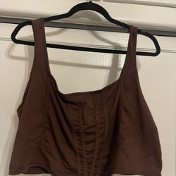 Brown Corset Top 