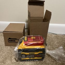 Dewalt 20V/60V MAX flexvolt 6.0 aH battery