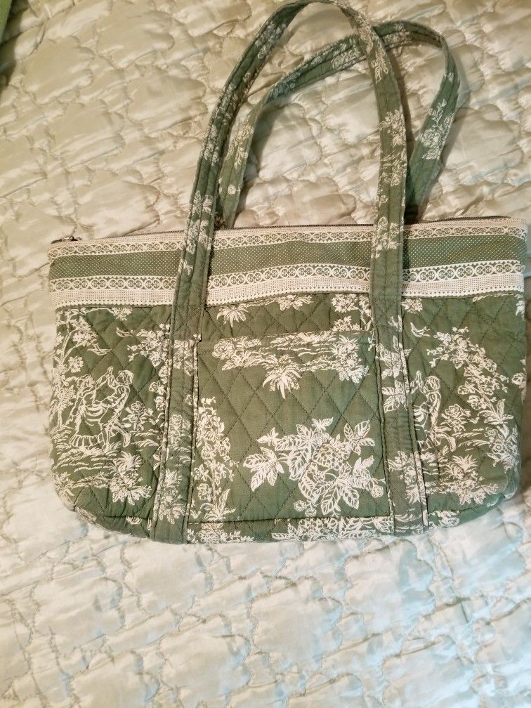 Sage Green Vera Bradley Shoulder Bag
