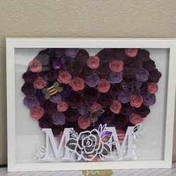 3D  Flower Shadow Box 