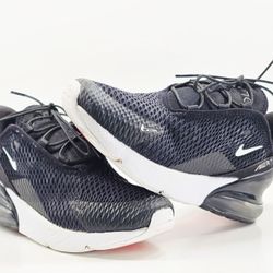 Nike Air Max 270 Shoes Black White Kids Size 13C Boys Sneakers AO2372-001 Youth