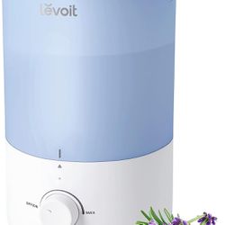 LEVOIT Dual 150 Humidifiers for Bedroom Large Room, 3L Cool Mist Top Fill Essential Oil Diffuser for Baby Nursery and Plants, 360° Nozzle, Quiet Rapid