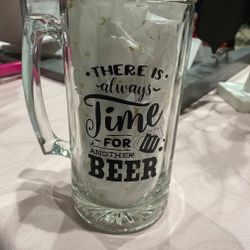 Glass Beer Mug 