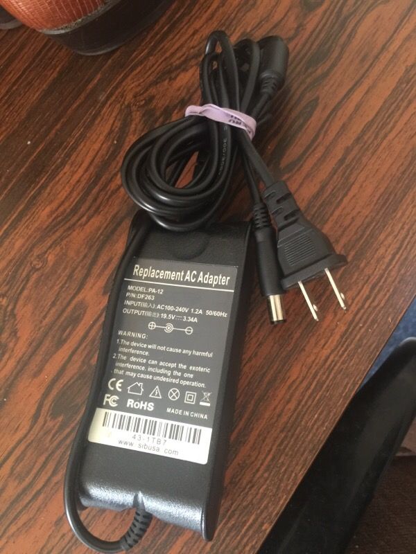 PC laptop power adapter replacement cord