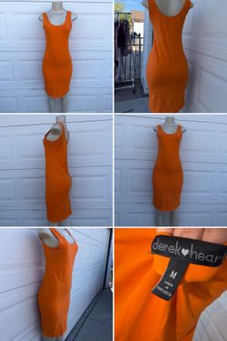 Orange dress size  medium   Pick up only  bonanza  and lamb