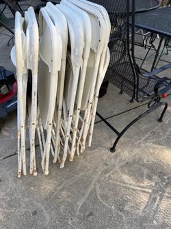 White Folding Chairs