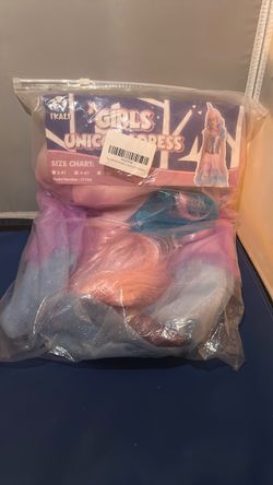 Girls unicorn dress
