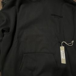 Black Essentials Hoodie 