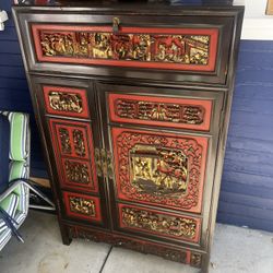 Antique Asian Cabinet 
