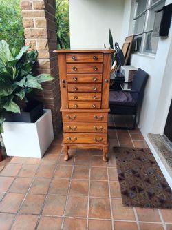 Vintage Jewelry Amoire