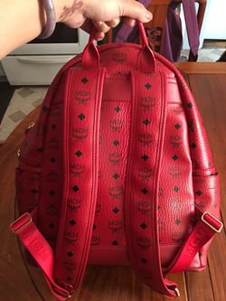 MCM Ruby Red Stark Backpack 100% Authentic!! for Sale in Quincy, MA -  OfferUp
